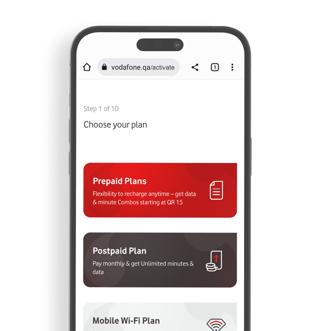 Select plan for eSIM