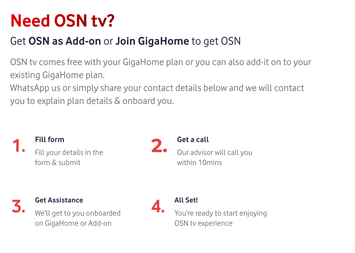 Need OSN?